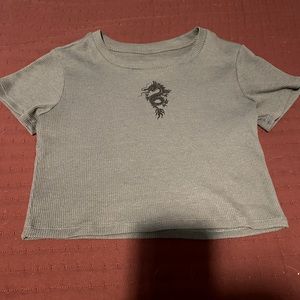 Teal Dragon Top